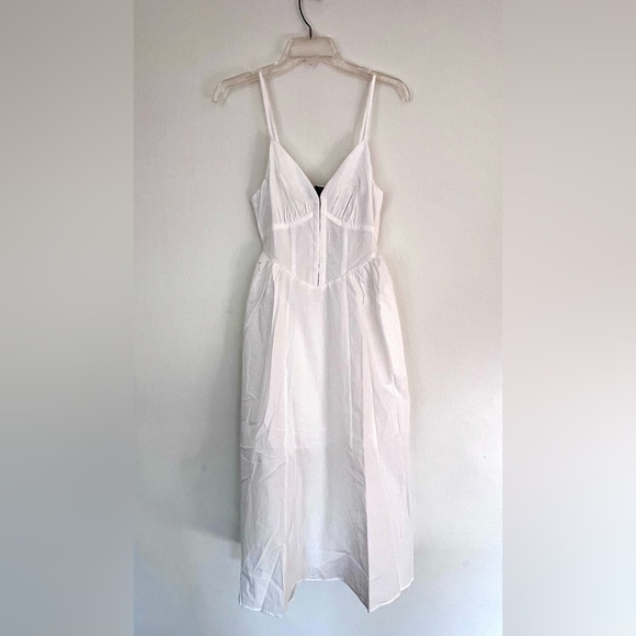 NWT Dahlia Corset Midi Dress in White - Size S - Picture 5 of 12